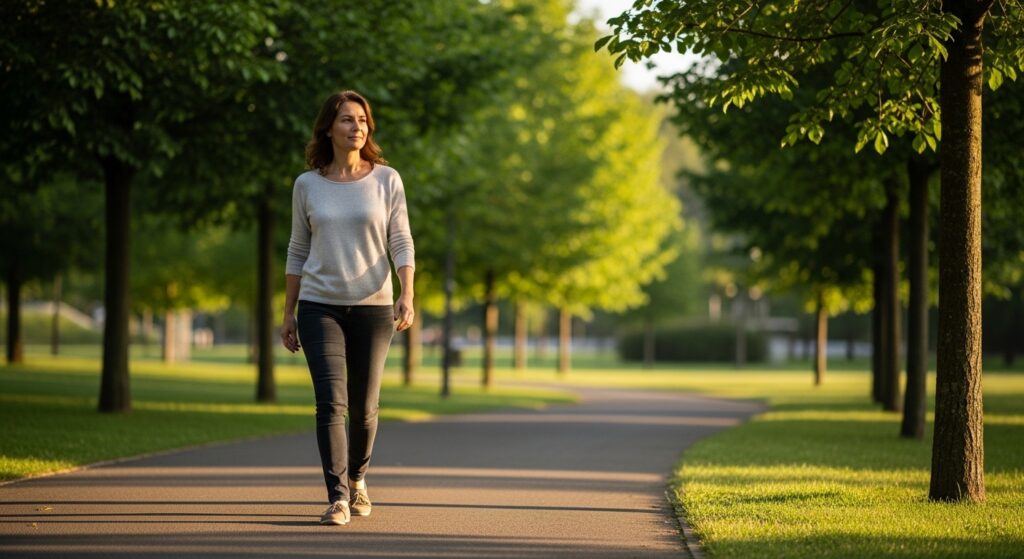 Daily walking and strength training to support intermittent fasting for weight loss