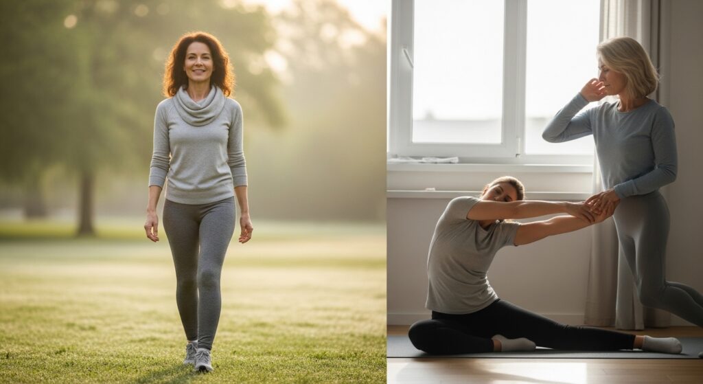 Strength training and movement supporting intermittent fasting for women over 40