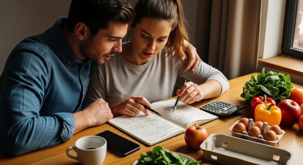 couple planning keto diet strategy for better weight loss results