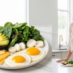 vegetarian keto diet plan with eggs avocado and low carb vegetables