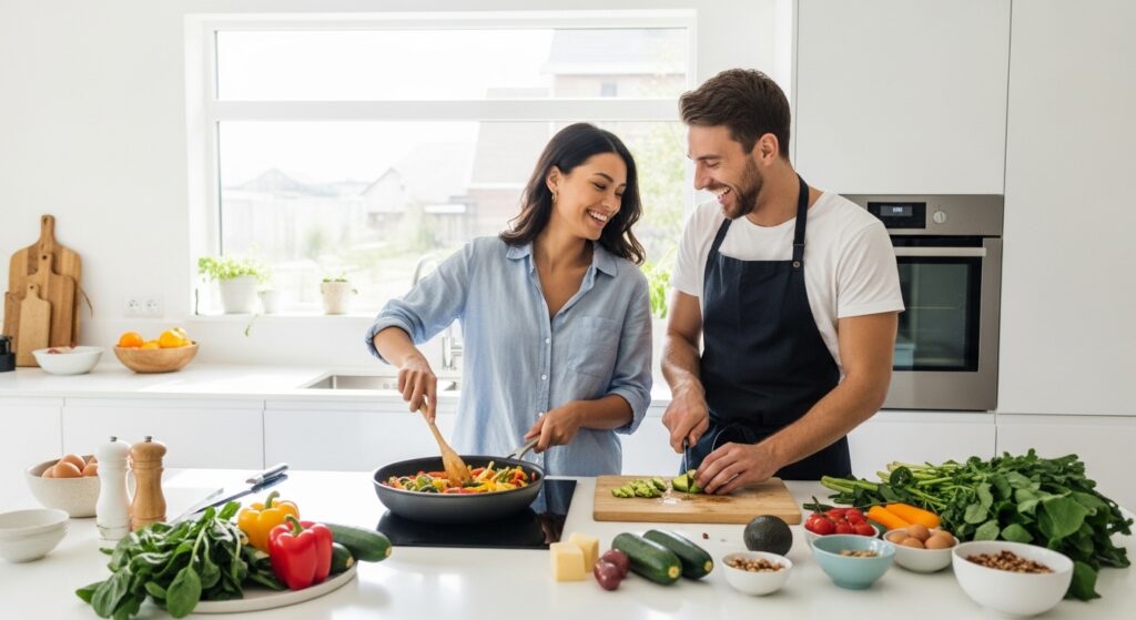 vegetarian keto lifestyle healthy cooking at home