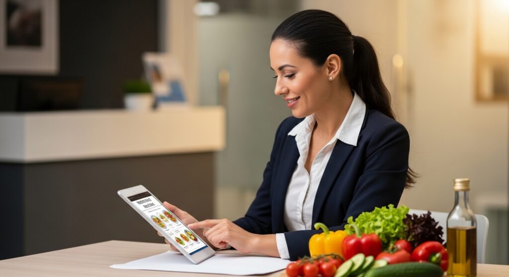 Nutritionist explaining safe keto diet plan for beginners